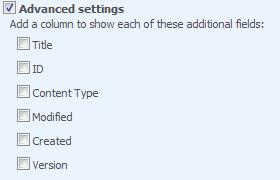 In the column settings check Advanced settings checkbox Select a view from the list of existing views Save settings Your lookup is now filtered according to the view s filter 5.
