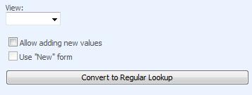 Scroll to the bottom of the page and check Advanced Settings checkbox to reveal the advanced settings section. Select your lookup column in the Convert from dropdown and press on Convert.