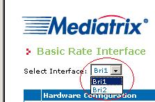 If your setup differs, please refer to the section Further Information and Configuration for more details. The ISDN configuration tells the Mediatrix 4400 how its ISDN BRI interfaces should behave.