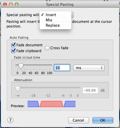 special paste used to fix errors all options pull from clipboard insert