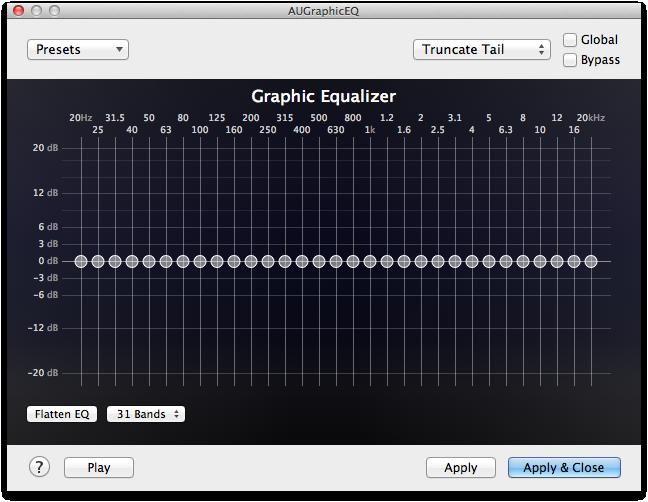 equalization [eq] used to shape frequencies