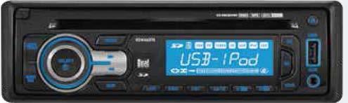 X2DMA400 CD Receiver Featuring direct USB control for ipod and iphone, plus front panel SD card and 3.