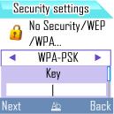 LGL User Guide WPA-PSK Key Please input Password WPA2-PSK Key Please