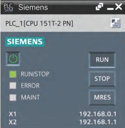 Simulation tools (PLCSIM) all built in.