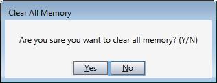 5-3-3 Procedure for Clearing All Memory 2 Select the target of the Clear All Memory operation and then click the Execute button.
