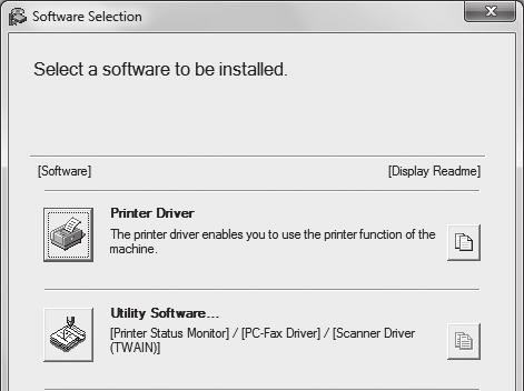 2 SETUP IN A WINDOWS ENVIRONMENT This section explains how to install the software and configure settings so that the printer and scanner function of the machine can be used with a Windows computer.
