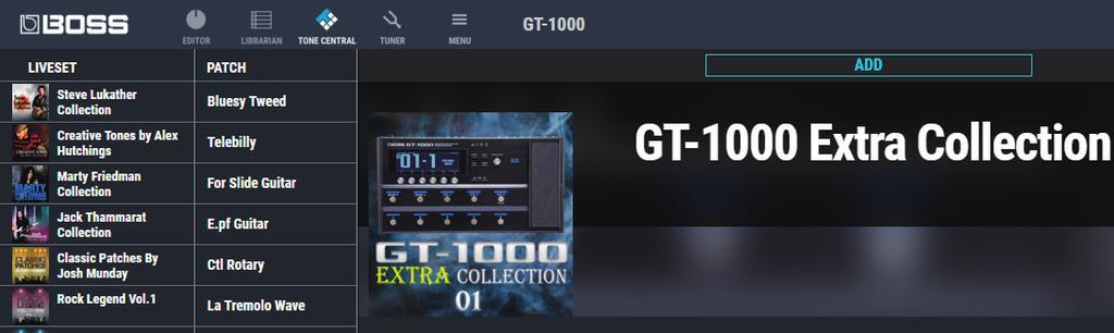 on the GT-1000. 1.