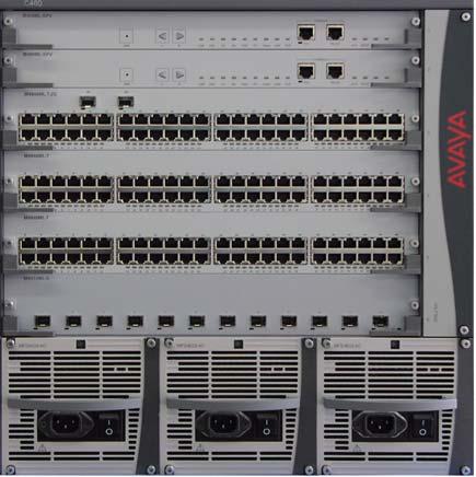 Chapter 1 Avaya C460 Product Overview Introduction The Avaya C460 is a high-performance multilayer modular switch with two Supervisor module slots, four I/O slots and up to three Power Supply Units.