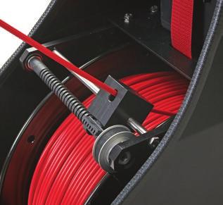 Kevlar reinforced single-conductor cable.