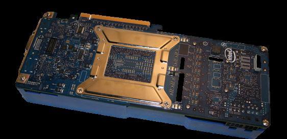 The Knights Ferry (KNF) Coprocessor KNF is the early development platform for the Intel MIC architecture Chip + memory on a PCI Express card Up to 8MB coherent shared L2 cache Up to 32 cores, 4
