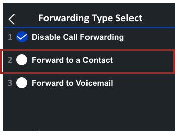 Tap the "Forward" button at the bottom of the default Skype phone screen. 2. On the following screen, tap the "Forward to a Contact" option.