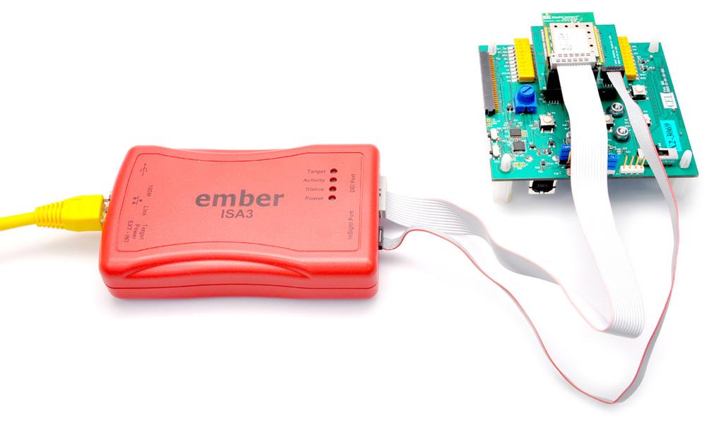 Download Firmware to the Evaluation Boards The CEL evaluation boards support the Ember InSight network, which operates over Ethernet.
