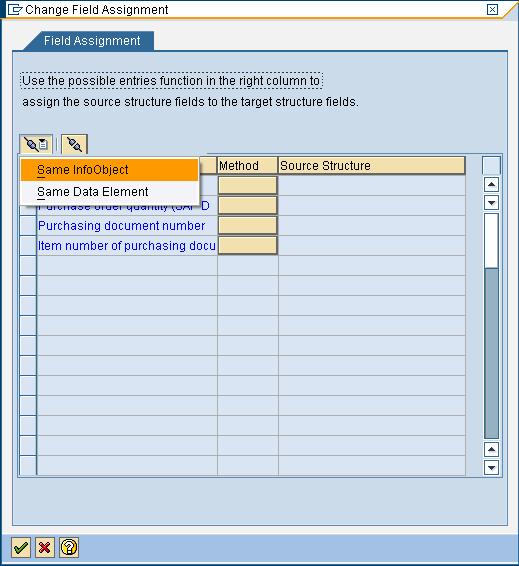 field assignment, double click on the data flow arrow that connects the