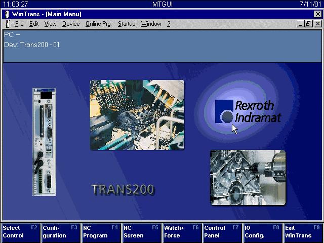 1-8 Overview of Machine Tool Graphic User Interfaces MTGUI User Interface Select a menu command with the <Cursor down> and <Cursor up> keys Press <Enter> to start the menu command Main Menu