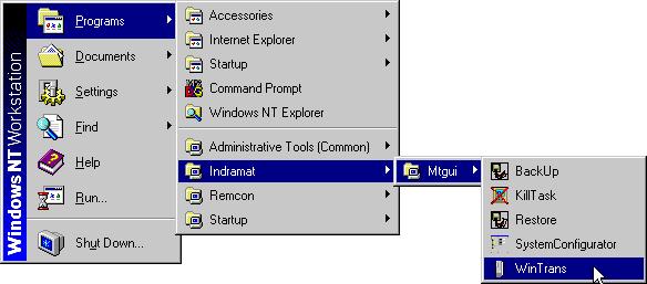 MTGUI User Interface Overview of Machine Tool Graphic User Interfaces 1-11 Main menu INDRAMAT MTGUI [MAIN MENU] NC Screen INDRAMAT MTGUI [NC SCREEN - STARTUP] Setup menu INDRAMAT MTGUI [SETUP MENU]