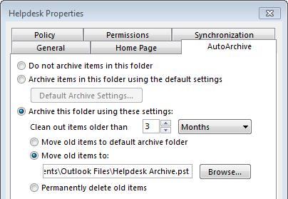Outlook AutoArchive This is built into Microsoft Outlook, and the settings allow for email within folders to be automatically archived based on an established schedule. Email is archived to a.