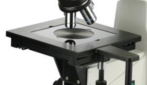 They include wafer holders on the large stages and have special quick movement, free-glide mechanisms for increased efficiency. All microscopes in this family have a range of filters and polarisers.