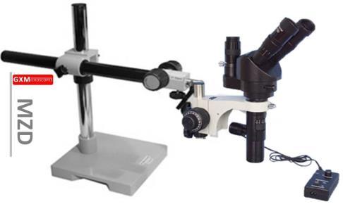 MONOZOOM MICROSCOPES Example Models in the range (many more configurations are available): MODEL MICROSCOPE SPECIFICATION MAGNIFICATION RANGE (to eyepieces) STAND TYPE ILLUMINATION