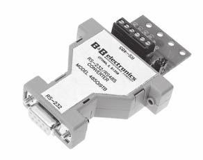 These compact serial converters offer several features that make them ideal for use in applications in which Watlow controllers communicate with a computer via Modbus RTU or EZ-ZONE standard bus.