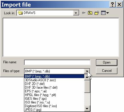 9. Import Allows you to bring in Non-GravoStyle5 file formats.