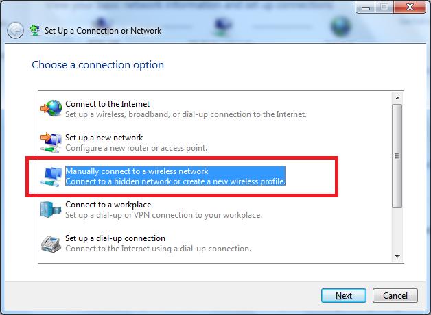 Then choose Open Network and Sharing Center. 2.