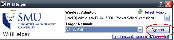 F. How to use Wi-Fi Helper 1. On your notebook desktop, double click icon to launch the Wi-Fi Helper 2.