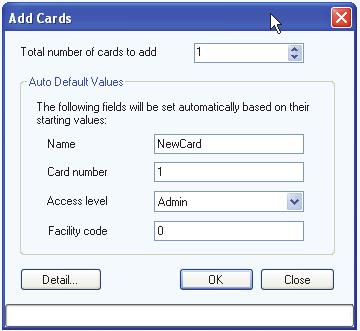 Configuring a Card Access System Panel Clicking on an item in the column header sorts the list in either its ascending or descending order.