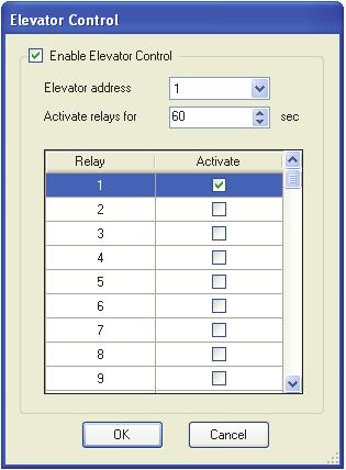 Configuring a Card Access System Panel Delete. Deletes the selected access level. Set all. Set all enables access to all access levels. Clear all.