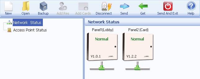 Monitoring 8.1 Monitoring 8.1.1 Network Status Touch Screen and Configurator display all network and access point status.