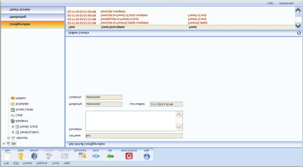 Getting Started 2.5 Main Window Components When using the Configurator for the first time all networked components appear.