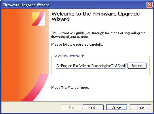 Getting Started 2.11 Updating Firmware The Configurator provides you with a wizard to easily install the latest firmware into a panel.