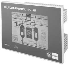 QuickPanel, jr. The QuickPanel, jr. is a practical and cost-effective replacement for a variety of discrete devices, from push buttons and pilot lights to message centers.