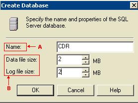 If you choose Use SQL Server Authentication, then complete the Username and Password fields. 11. From the Database drop down list, choose <new> (see arrow D in Figure 4).