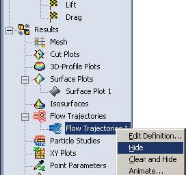In the Flow Trajectories Property Manager: under Starting Points Points, Fig. 25 Select References.