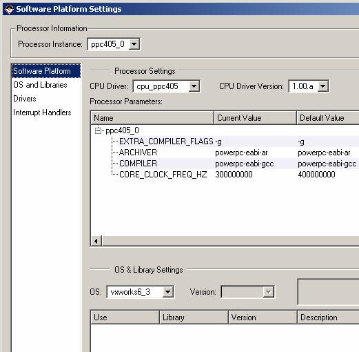 Generate VxWorks BSP in EDK Under Software Platform (1)
