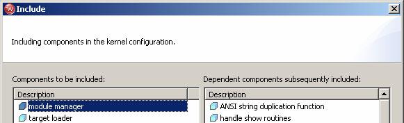 Configure System Image Include: development tool components