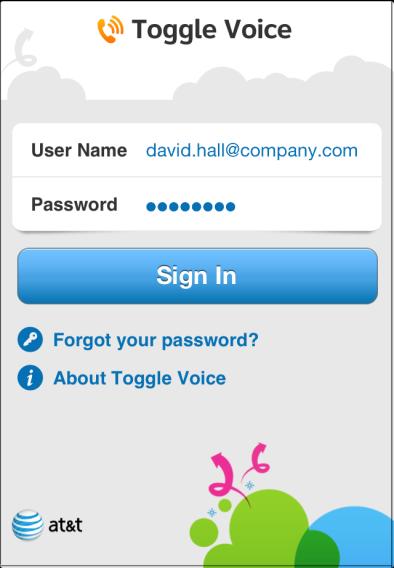 The first time you sign in you will be prompted to change your password.
