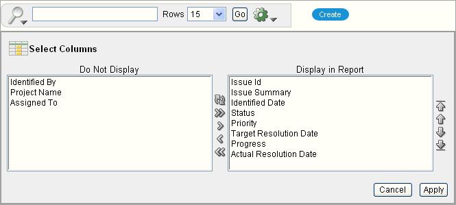When you modify the query and columns are added, they do not appear in the report automatically and need to be added. Figure 3 10 Select Columns Options 4.