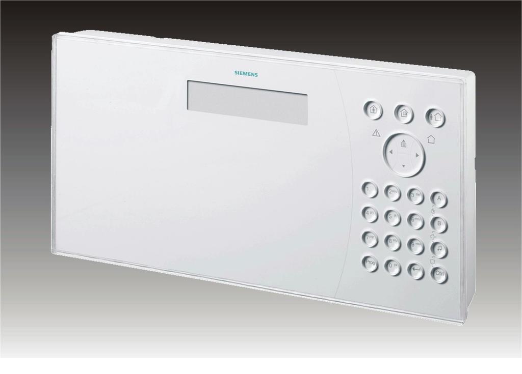 calendar functions 4-8 programmable outputs* Up to 7 external keypads or access card readers (125 khz proximity)* External GSM module for backup and SMS communication* Various alarm verification