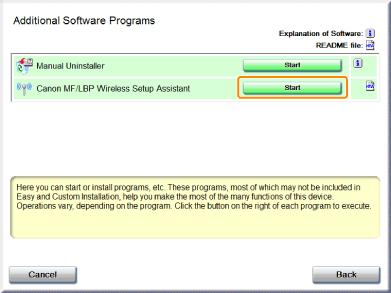 Configuring Manually (Using the Wireless Setup Assistant) 4.