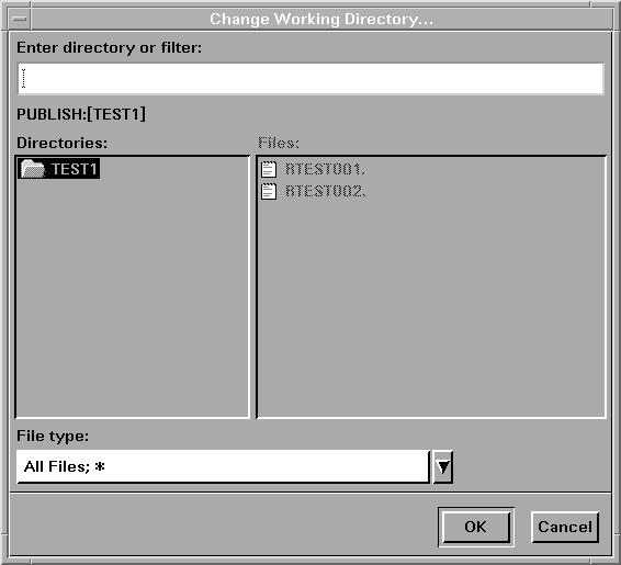 Working in the SAS Windowing Environment 4 Changing Your Current Working Directory 63 For more information about specifying SAS resources, see Using X Resources to Customize the Motif Interface on