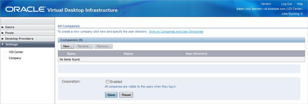 Chapter 4. Connecting the User Directory In this chapter, you connect Oracle VDI to a user directory.