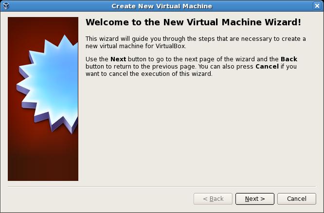 Creating a New Virtual Machine in VirtualBox Figure 6.4. Oracle VM VirtualBox Manager Tip All the following steps for creating a virtual machine can be performed using the VirtualBox command line.