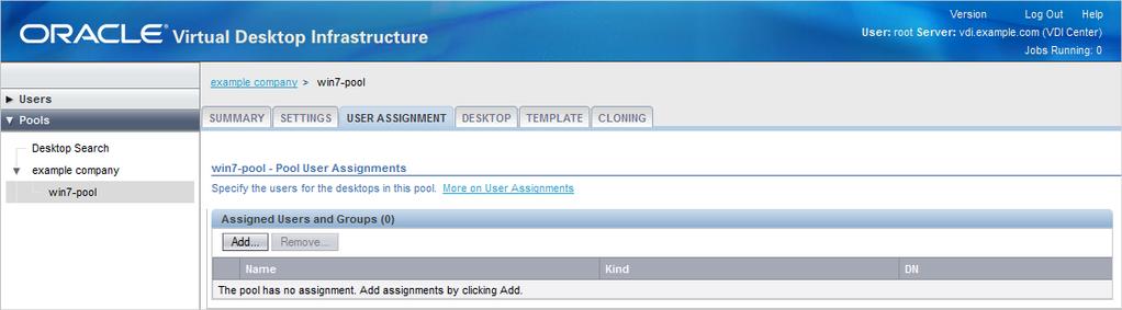 This indicates that Oracle VDI is working on the desktop, in this case, probably running the Oracle VDI fast preparation.
