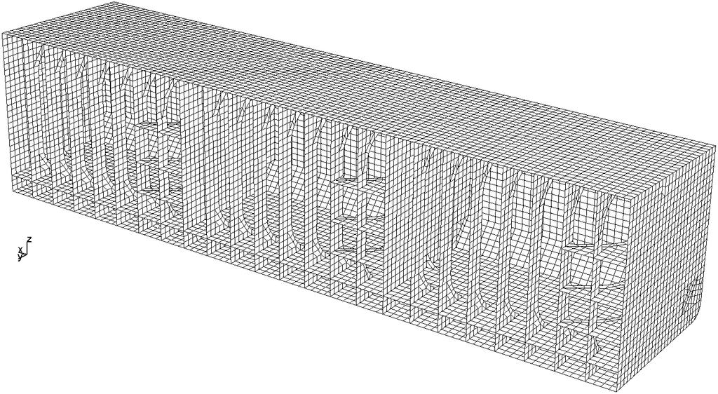 ton for dfferent value step by step and then compared by the desgner manually. 3 Defnton of Structural Model, boundary condtons and load condtons n cargo tank FEA 3.