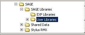 How to install the loops into Stylus RMX First find the User Libraries folder, which is located in the SAGE folder where all your Stylus RMX data was placed when you originally installed it.