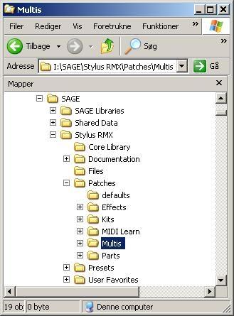 How to install the Buffalo Drum Multis First find the Stylus RMX Multis folder, which is located in the SAGE folder where