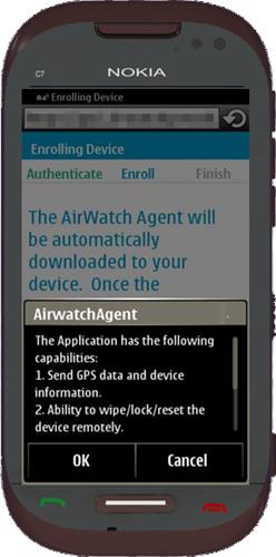 Chapter 2: Symbian Device Enrollment 6.