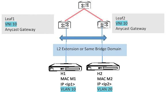 BGP EVPN for VXLAN FIGURE 9 VLAN Scoping at the Leaf Level VLAN Scoping at the Port Level Within a Leaf VLAN