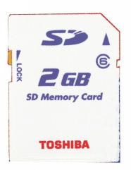 Compatible SD Cards 1- Toshiba "High Performance" SD Memory Card (Not Over 2G in size) 2- ScanDisk SD Card (Not over 2G in size) 3- ScanDisk Ultra II SD Card (Not over 2G in size) Using the SD Card